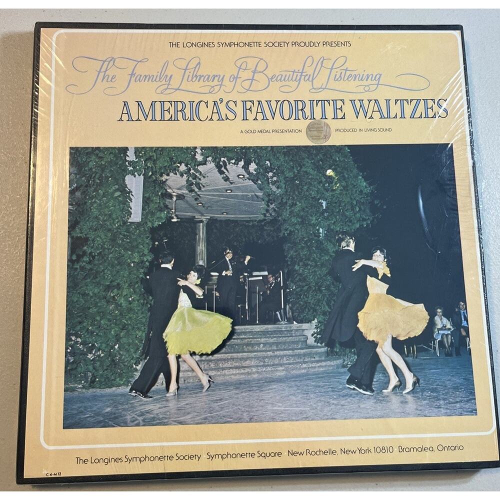 Longines Symphonette America's Favorite Waltzes Vinyl LP Sealed Record Album
